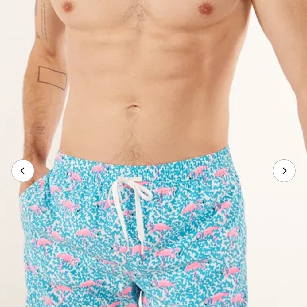 Chubbies classic stretch, elastic waistband trunk with built-in mesh brief liner